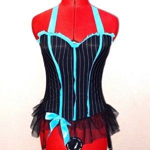 Pinstripe Corset